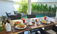 Villa La Sirena Pool Side Dining Area | Seminyak, Bali