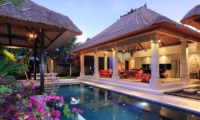 Villa Maju Pool Side Living and Dining Area | Seminyak, Bali