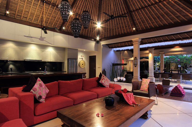 Villa Maju Indoor Living Area | Seminyak, Bali