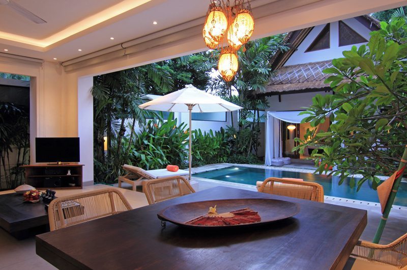Villa Novaku Pool Side Living Area | Legian, Bali