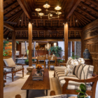 Villa Oost Indies Living Area at Night | Seminyak, Bali