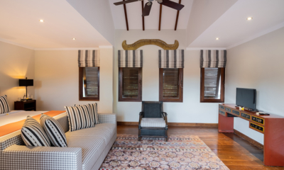 Villa Oost Indies Bedroom Three with Lounge and TV | Seminyak, Bali
