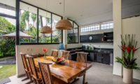 Villa Surga Kitchen and Dining Table | Seminyak, Bali