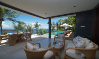 Malimbu Cliff Villa Poolside Lounge Area I Lombok, Indonesia