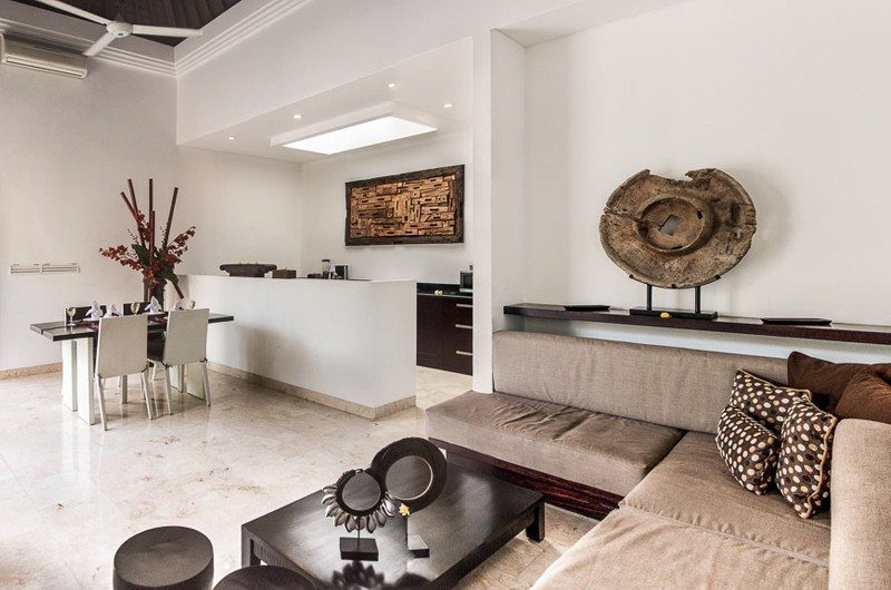 The Residence 2br Deluxe - Villa Lanai Living and Dining Room | Seminyak, Bali