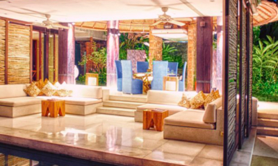 Tukad Pangi Villa Pool Side Living Area | Canggu, Bali