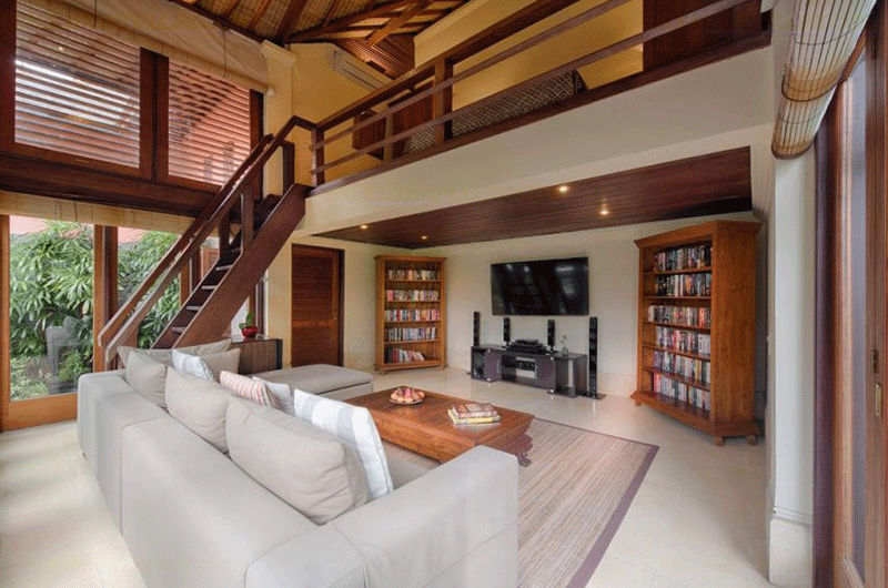 Villa Bougainvillea Media Area | Canggu, Bali