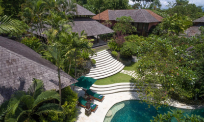 Villa Bougainvillea Gardens and Pool from Top | Canggu, Bali