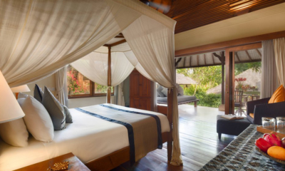 Villa Bougainvillea Bedroom and Balcony with View | Canggu, Bali