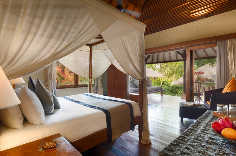 Villa Bougainvillea Bedroom and Balcony with View | Canggu, Bali