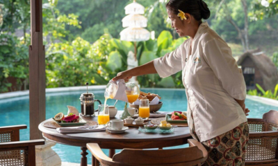 Villa Frangipani Pool Side Dining with Breakfast | Canggu, Bali