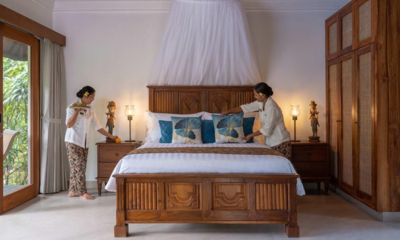 Villa Frangipani Riverside Pavilion Bedroom with Staff | Canggu, Bali