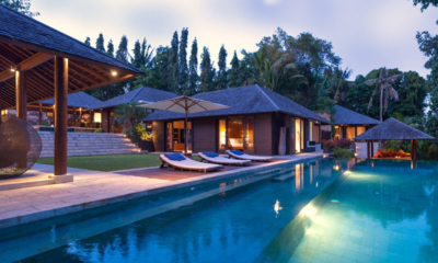 Villa Mata Air Pool at Night | Canggu, Bali