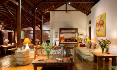 Villa Paloma Indoor Living Area with Wooden Floor | Canggu, Bali