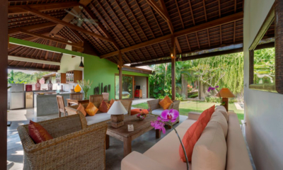Villa Paloma Lounge Area with Garden View | Canggu, Bali