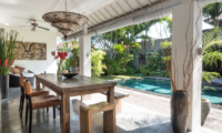 Villa Sophia Pool Side Living and Dining Area | Seminyak, Bali