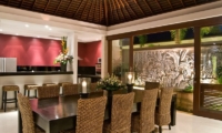 Chandra Villas Dining Area & Kitchen Area | Seminyak, Bali