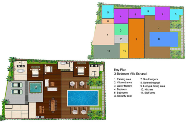 Bali Villa Eshara I Floorplan