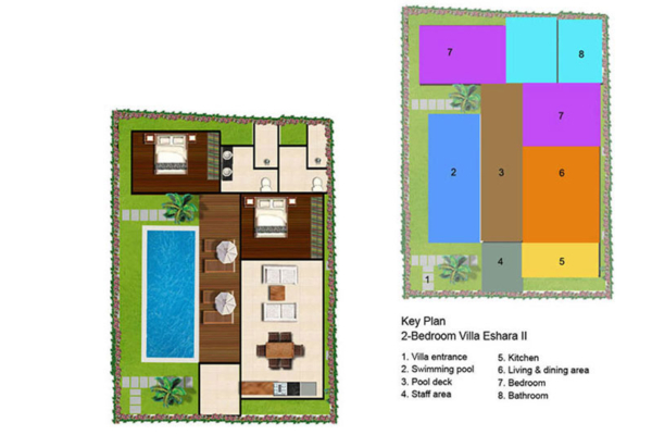 Bali Villa Eshara Ii Floorplan