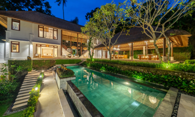 Villa Jewel Pool at Night | Canggu, Bali