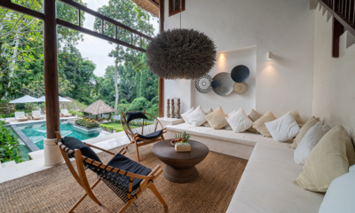 Villa Jewel Lounge Area with Pool View | Canggu, Bali