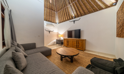Villa Jewel TV Room at Night | Canggu, Bali