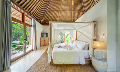 Villa Jewel Bedroom Five with TV and View | Canggu, Bali