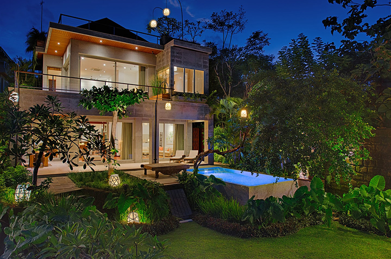 The Luxe Bali Exterior Night View | Uluwatu, Bali