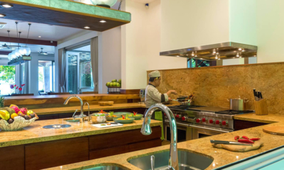 The Luxe Bali Kitchen Area with Chef | Uluwatu, Bali