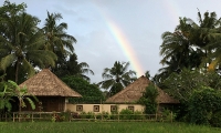 Villa Vajra Building with Rainbow | Ubud, Bali