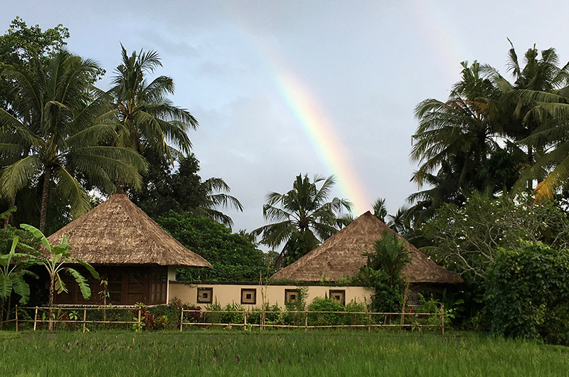 Villa Vajra Building with Rainbow | Ubud, Bali