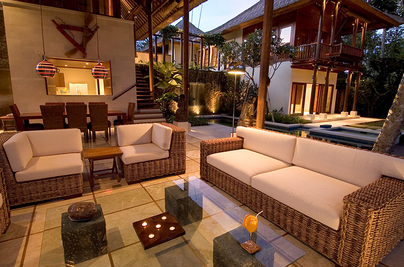 Villa Vajra Open Plan Living Area | Ubud, Bali