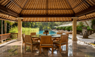 Aman Villas at Nusa Dua Villa Five Pool Side Dining Area | Nusa Dua, Bali
