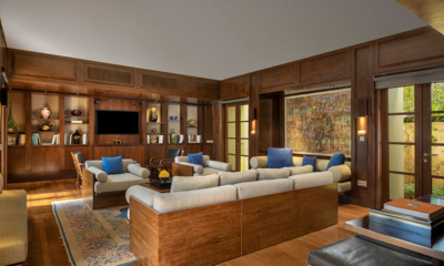 Aman Villas at Nusa Dua Villa Six Lounge Area with TV | Nusa Dua, Bali