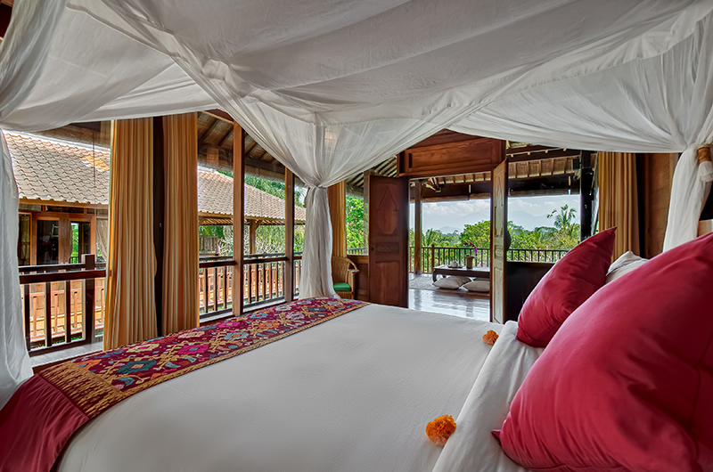 Atas Awan Villa Bedroom Two with View | Ubud, Bali