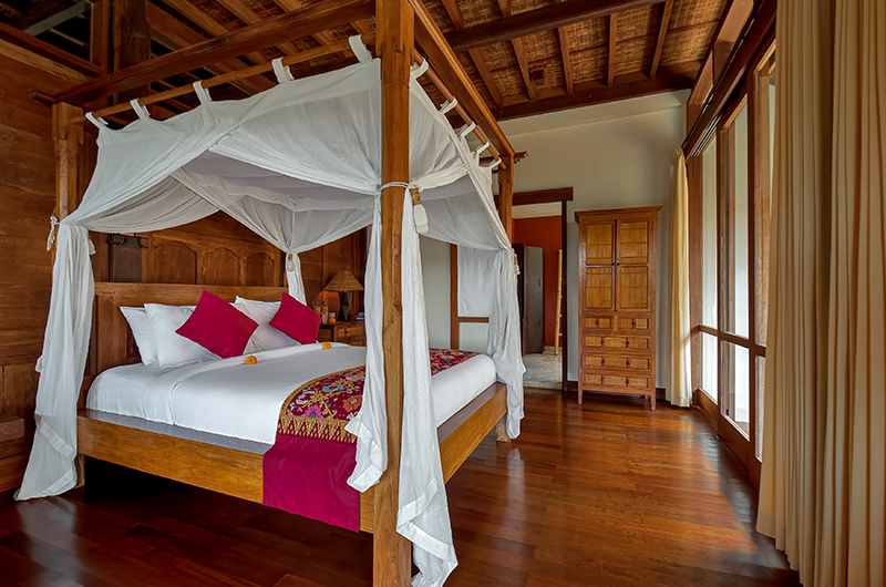 Atas Awan Villa Bedroom Two with Four Poster Bed | Ubud, Bali