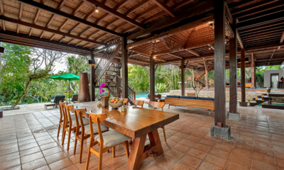 Atas Awan Villa Dining with Up Stairs and Pool View | Ubud, Bali