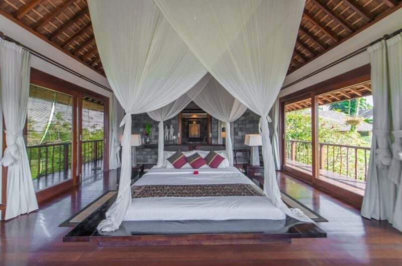Awan Biru Villa Bedroom and Balcony | Ubud, Bali