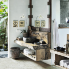 Villa Bayad Tenganan House His and Hers Bathroom | Ubud, Bali