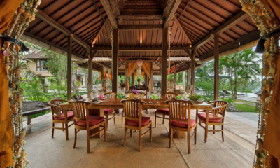 Villa Bodhi Indoor Dining Area with View | Ubud, Bali