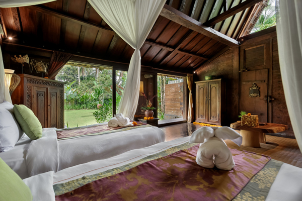 Villa Bodhi Menala House Twin Bedroom with Garden View | Ubud, Bali