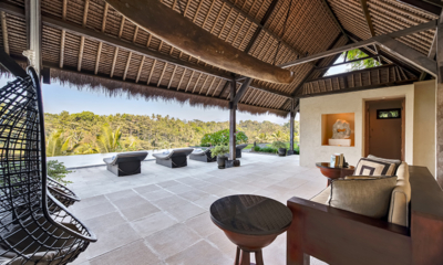 Villa Kelusa Pondok Sapi Lounge Area with Pool View | Ubud, Bali