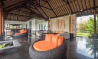 Villa Rumah Lotus Indoor Spacious Living Area with View | Ubud, Bali