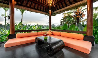 Villa Rumah Lotus Open Plan Seating Area with View | Ubud, Bali