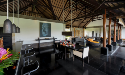 Villa Rumah Lotus Living and Dining Area | Ubud, Bali