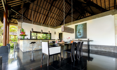 Villa Rumah Lotus Kitchen and Dining Area | Ubud, Bali