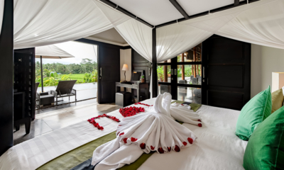 Villa Rumah Lotus Bedroom One with Pool View | Ubud, Bali