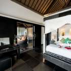 Villa Rumah Lotus Bedroom One with Living Area View | Ubud, Bali