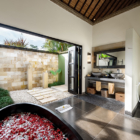 Villa Rumah Lotus Bathroom One with Bathtub | Ubud, Bali