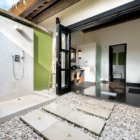 Villa Rumah Lotus Bathroom One with Outdoor Shower | Ubud, Bali